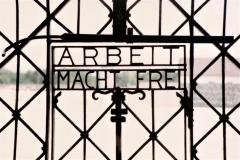Dachau - Arbeit macht frei, or 'Work Sets You Free.' (1987)