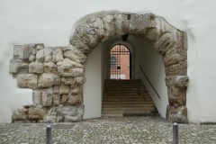 Remains of the “Porta Praetoria Arch” of a Roman Military Camp at Regensburg (2017)