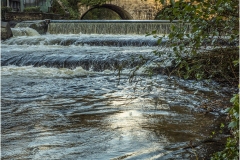 The weir on the River Tavy