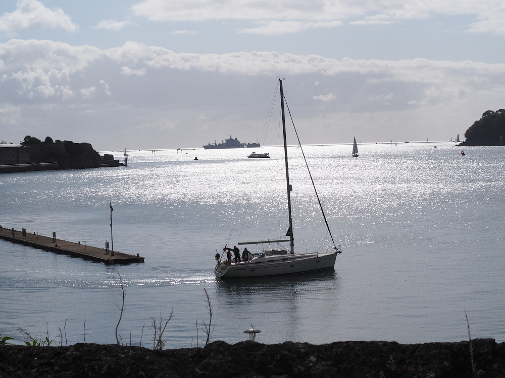 Almost at the waters edge - Plymouth Sound