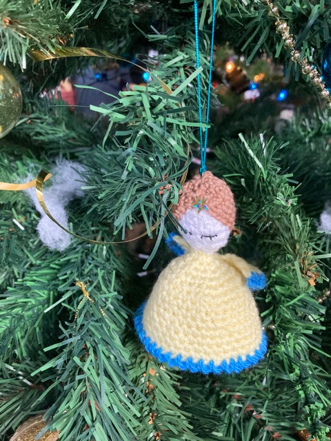 u3a Christmas Tree wooly decoration